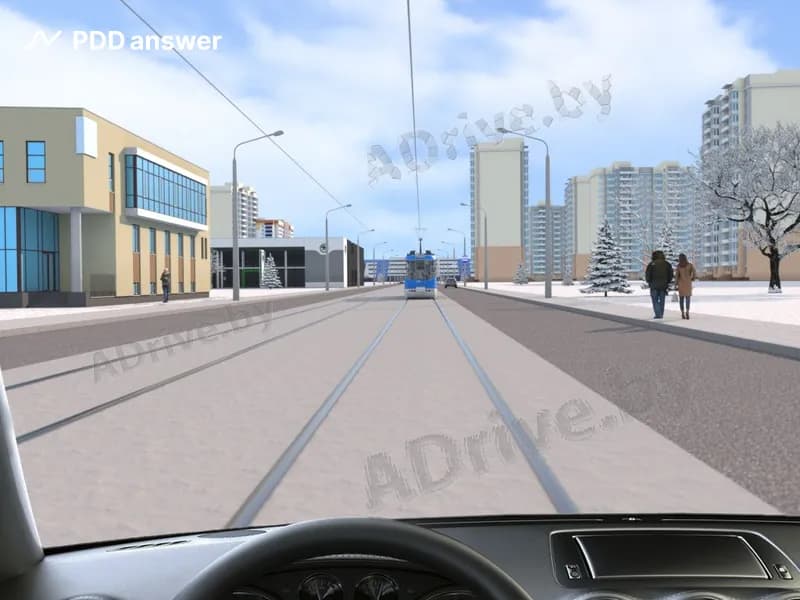 Обязаны ли Вы после выполнения опережения перед съездом с трамвайных путей подать сигнал световыми указателями правого поворота?