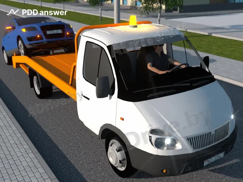 Разрешается ли перевозить пассажиров при буксировке путём частичной погрузки?