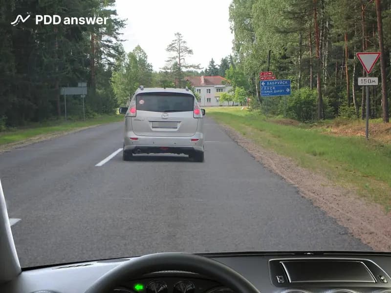 Разрешено ли Вам приступить к обгону в показанной ситуации?