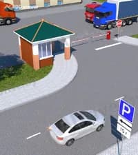 Разрешено ли в каком-либо из перечисленных случаев водителю легкового автомобиля поставить автомобиль на парковку, расположенную слева от дороги?