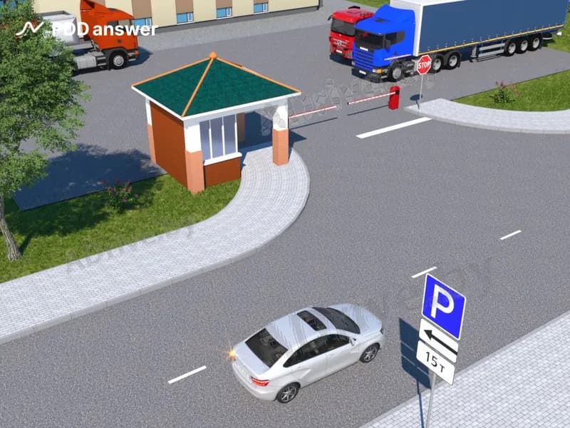 Разрешено ли в каком-либо из перечисленных случаев водителю легкового автомобиля поставить автомобиль на парковку, расположенную слева от дороги?