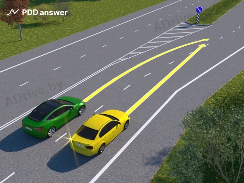 Кто в показанной ситуации должен уступить дорогу?