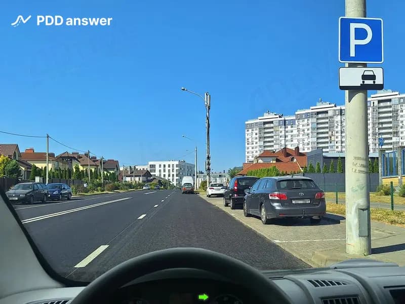 Разрешено ли Вам поставить на стоянку за дорожными знаками грузовой автомобиль с технически допустимой общей массой не более 3,5 тонны указанным на табличке способом?