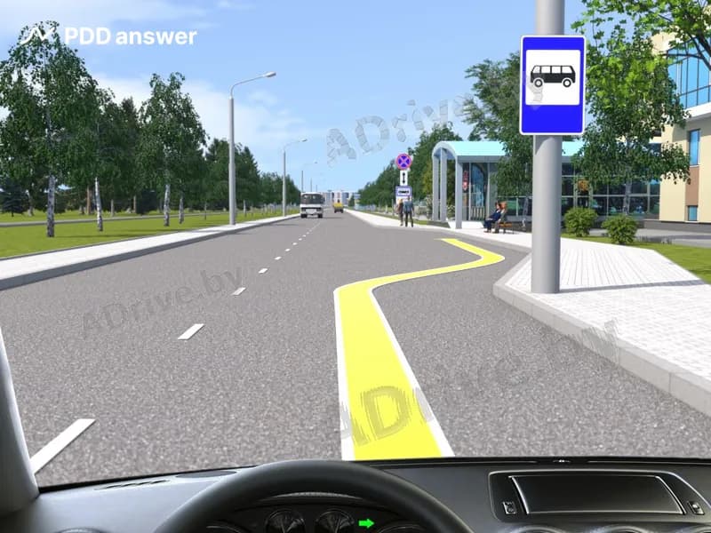 Разрешено ли Вам, управляя легковым автомобилем, произвести высадку пассажира в указанном месте?