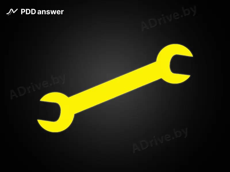 Как необходимо поступить, если после включения зажигания на панели приборов от 6 до 10 секунд отображается символ «ключ»?