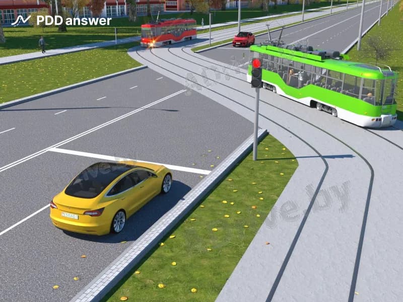 Является ли железнодорожным переездом показанное пересечение?