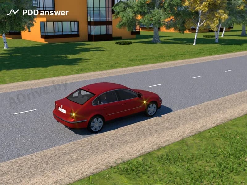 Разрешается ли водителю легкового автомобиля при высадке пассажира в показанной ситуации не съезжать на обочину?