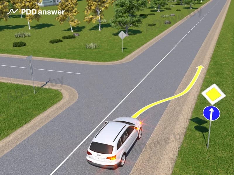 Разрешено ли водителю белого автомобиля совершить остановку в указанном месте?