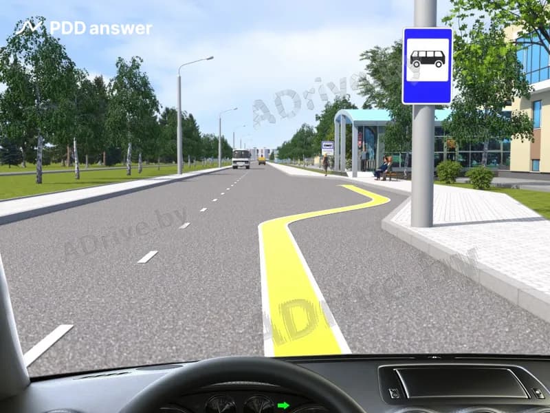 Разрешено ли Вам, управляя легковым автомобилем, произвести высадку пассажира в указанном месте?