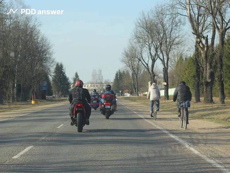 Сколько полос движения имеет показанная проезжая часть дороги?