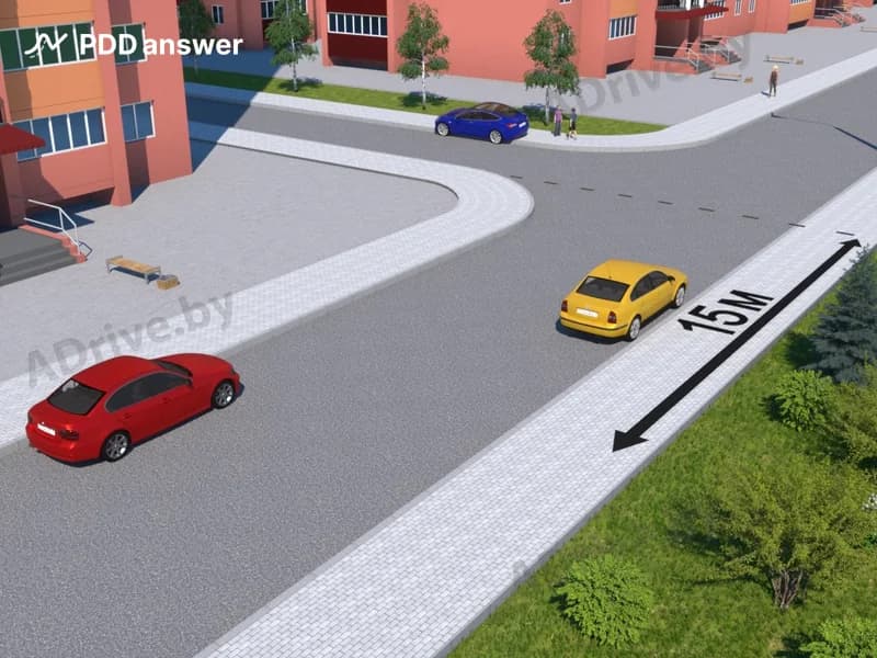 Какой водитель поставил свой автомобиль на стоянку в жилой зоне в соответствии с Правилами дорожного движения?