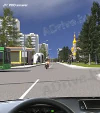 При повороте направо Вы, управляя легковым автомобилем:
