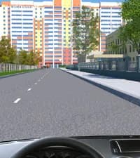 Разрешается ли Вам, управляя легковым автомобилем, остановиться на показанном участке дороги с двусторонним движением по причинам, не связанным с посадкой (высадкой) пассажиров?