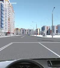 В каких направлениях Вам разрешено продолжить движение в показанной ситуации?