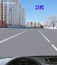 В каких направлениях Вам разрешено продолжить движение в показанной ситуации при таких сигналах светофора?