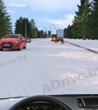 Разрешено ли Вам в показанной ситуации осуществить разворот?