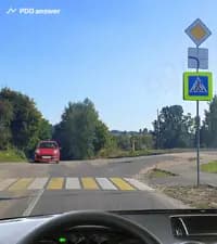 Как Вам следует поступить в показанной ситуации, если Вы намерены повернуть налево?