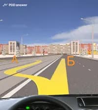 Разрешено ли Вам на показанном участке дороги выполнить разворот?