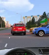Вы нашли свободное место, чтобы поставить автомобиль на стоянку. Но двигавшийся перед Вами автомобиль остановился, и явно его водитель намерен занять на парковке это свободное место. Ваши действия?