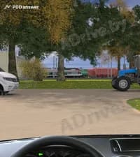 При повороте налево Вы в показанной ситуации, управляя легковым автомобилем: