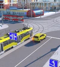 При повороте налево в показанной ситуации водитель легкового автомобиля: