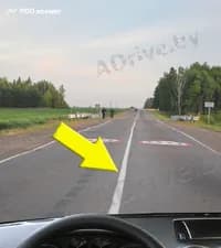 В каких случаях запрещено пересекать показанную сплошную линию горизонтальной дорожной разметки?