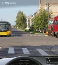 В показанной ситуации, подъехав к перекрёстку для дальнейшего движения прямо, Вы:
