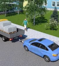 Разрешается ли буксировка легкового автомобиля на жёсткой сцепке, если его фактическая масса составляет 1.3 тонны, а фактическая масса буксирующего автомобиля составляет 2.8 тонны?