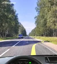 Разрешено ли Вам съехать на обочину вне населённого пункта в показанной ситуации для отдыха на время более пяти минут?