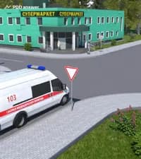 Разрешается ли водителю автомобиля скорой помощи проехать прямо через показанный перекрёсток при наличии иных возможностей подъезда к месту нахождения больного?