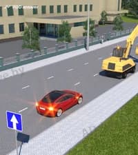 Автомобиль не может развить скорость свыше 40 км/ч из-за технической неисправности. Разрешается ли ему опередить по второй полосе самоходную машину, движущуюся c ещё меньшей скоростью?
