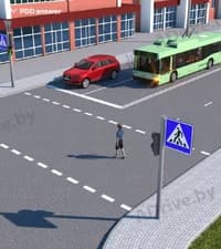 Как должен поступить пешеход, если при переходе проезжей части дороги на пешеходном светофоре начал мигать зелёный сигнал?
