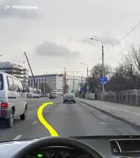 Вы намерены перестроиться на соседнюю полосу движения для последующего поворота налево. В показанной ситуации Вы:
